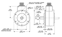 Dimensional Drawing for 60 Series Heavy-Duty Rotopulser©