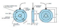 Dimensional Drawing for Model 770 Incremental Encoder 