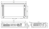 Dimensional Drawing for AiC-D-CL Series CC-Link Communication Type 2-Phase Closed-Loop Stepper Motor Driver