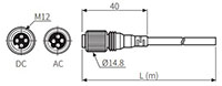 Dimensional Drawing for Connector Cables