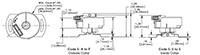 Dimensional Drawing for F14 Servo Duty Encoder for Stepper and Small Servo Motor