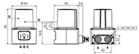 Dimensional Drawing for LSC Series 270 Degree 2D Laser Scanner