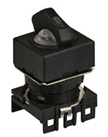 S16SRS Series 16 Millimeter (mm) Diameter Square Selector Switch