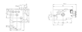 Dimensional Drawing for 490 Prox Pneumatic Proximity Switch