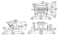 Dimensional Drawing for 7283 Series High Speed Counter