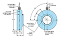 Dimensional Drawing for Model 776 Incremental Encoder 