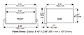 Dimensional Drawing for 7910 Series Programmable Counter