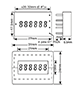 Dimensional Drawing for 799984-302/402 MicroMITE Series Totalizing Counter