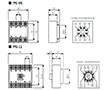 Dimensional Drawing for 8-Pin/11-Pin Controller Socket