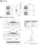 Dimensional Drawing for ABS Series 4/16/32-Point Relay Terminal Block