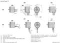 Dimensional Drawing for AC 58 - Interbus Series Absolute Encoder