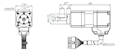 Dimensional Drawing for Ai-M-G / Ai-M-R Series Built-in Gear/Rotary Actuator Type 2-Phase Closed-Loop Stepper Motor