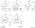 Dimensional Drawing for AC 58 - DeviceNet Series Absolute Encoder