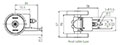 Dimensional Drawing for ENC Series Wheel Type Incremental Rotary Encoders