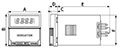 Dimensional Drawing for T3/T4 Series 1-Channel Digital Temperature Indicators