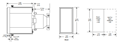 Dimensional Drawing for MINIFLEX® DA100 Series On/Off Repeat Cycle
