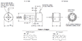 Dimensional Drawing for E23 Series Light Duty Miniature Encoder