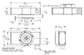 Dimensional Drawing for EN44 Series Zone 1 Hazardous Duty Area Rated Encoder