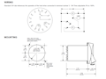 Dimensional Drawing for HQ9 Series Percentage Timer