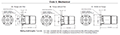 Dimensional Drawing for HC26 Series Integral Coupling Incremental Encoder