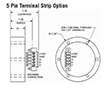 Dimensional Drawing for HDN58 Series Heavy-Duty Shaft-Less Encoder