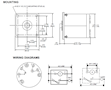 Dimensional Drawing for HQ4E® Series 48 Percentage Timer