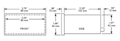 Dimensional Drawing for Max®jr Tach 1 and Tach 2 Rate Controller