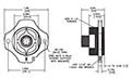 Dimensional Drawing for Model 30MT Incremental Encoder Module
