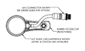 Dimensional Drawing for TRP Tru-TracPro™ Programmable Wheeled Encoder