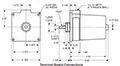 Dimensional Drawing for X25 Series Hazardous Duty Encoders