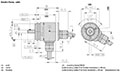 Dimensional Drawing for RI30-O Series Incremental Encoder