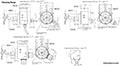 Dimensional Drawing for RI58-O Series Incremental Encoder
