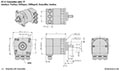 Dimensional Drawing for AC 61 - CANlayer2 Series Stainless Steel Encoder