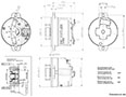 Dimensional Drawing for AD 37 e-Series Absolute Motor Feedback Encoder