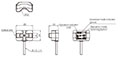 Dimensional Drawing for BL Series Liquid Level Photoelectric Sensor