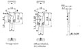 Dimensional Drawing for BTF Series Length 3.7 Millimeter (mm) Flat Photoelectric Sensor