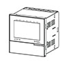 Dimensional Drawing for LE7M-2 Series Width 72 x Height 72 Millimeter (mm) Liquid Crystal Display (LCD) Week/Year Digital Timers
