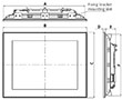 Dimensional Drawing for LP-A Series Color Liquid Crystal Display (LCD) Logic Panels