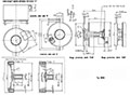 Dimensional Drawing for AD 36 Series Single/Multi-Turn Absolute Encoder